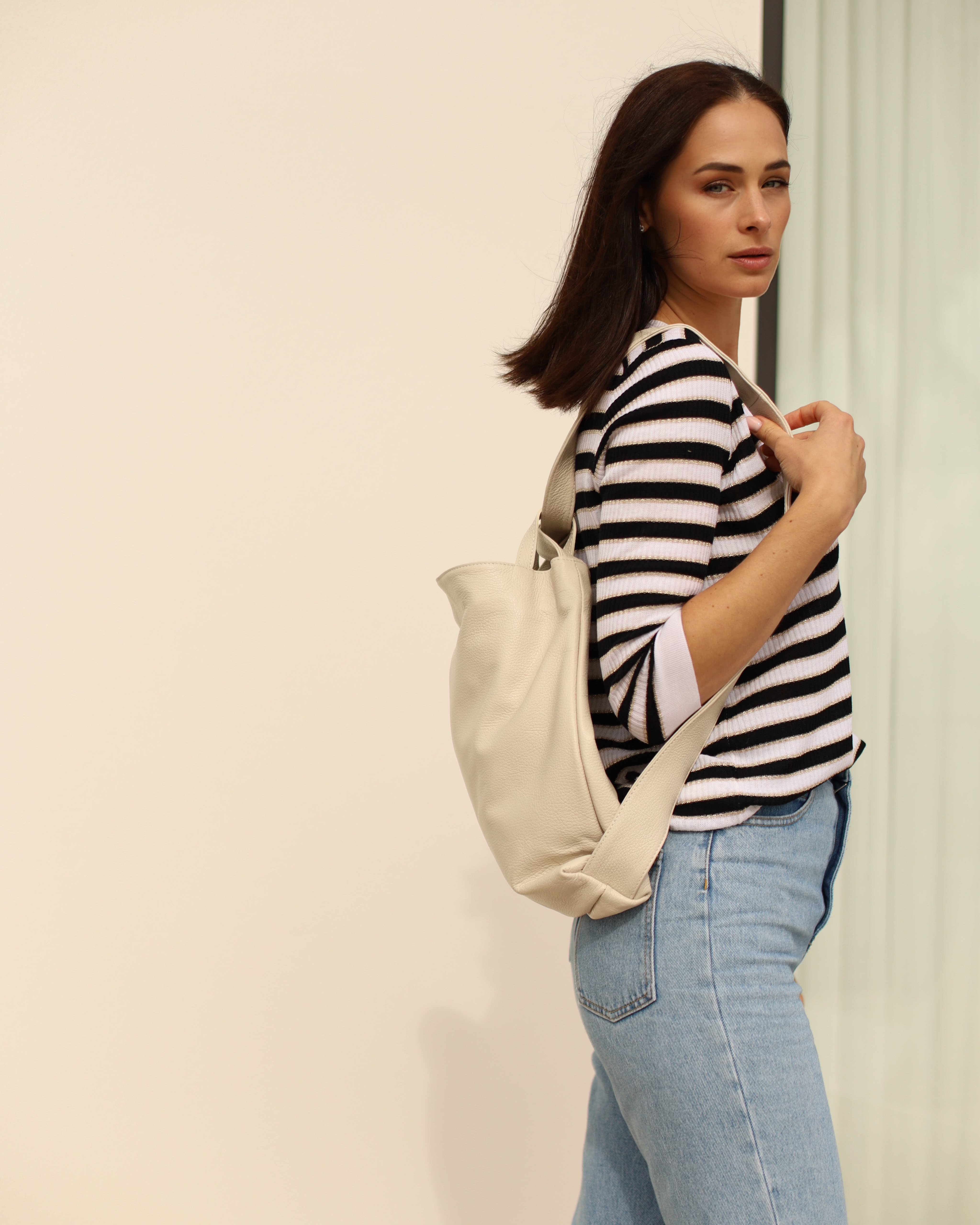 Bianca Backpack - Cream