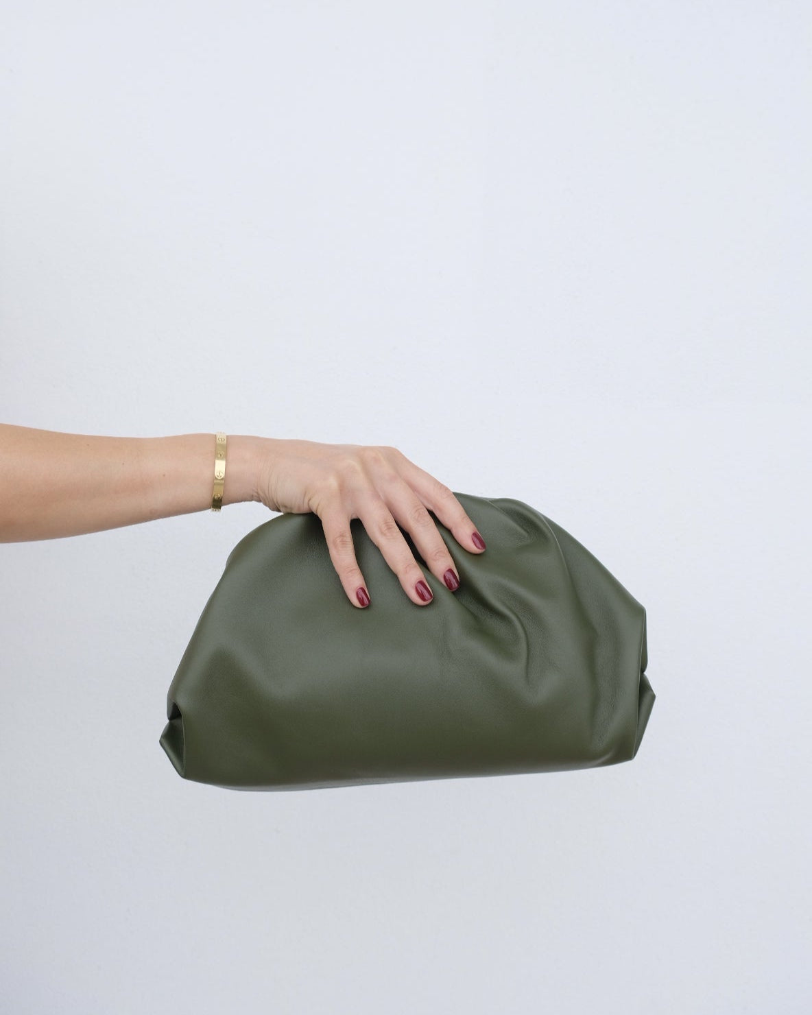 Cora Clutch - Olive Green