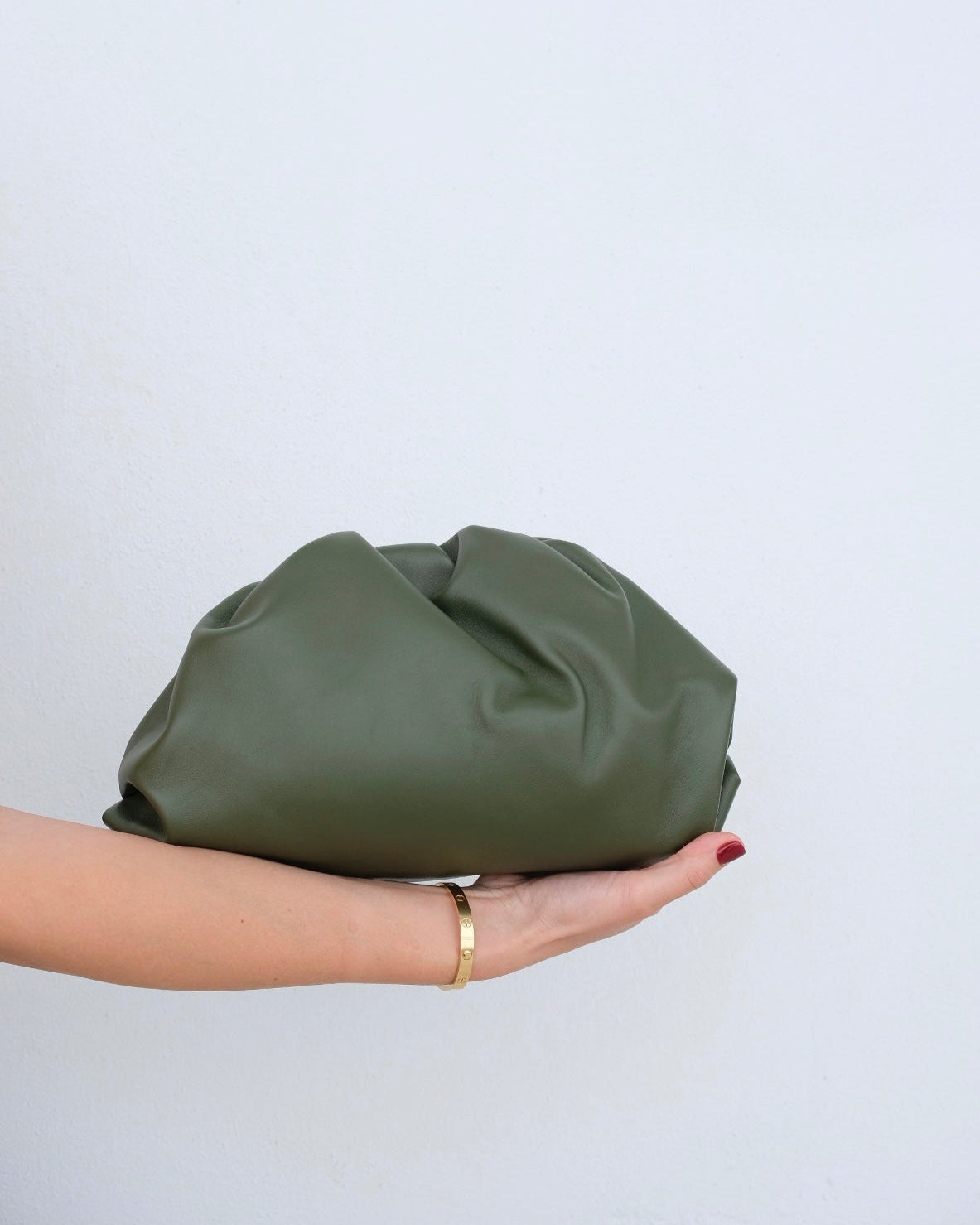 Cora Clutch - Olive Green