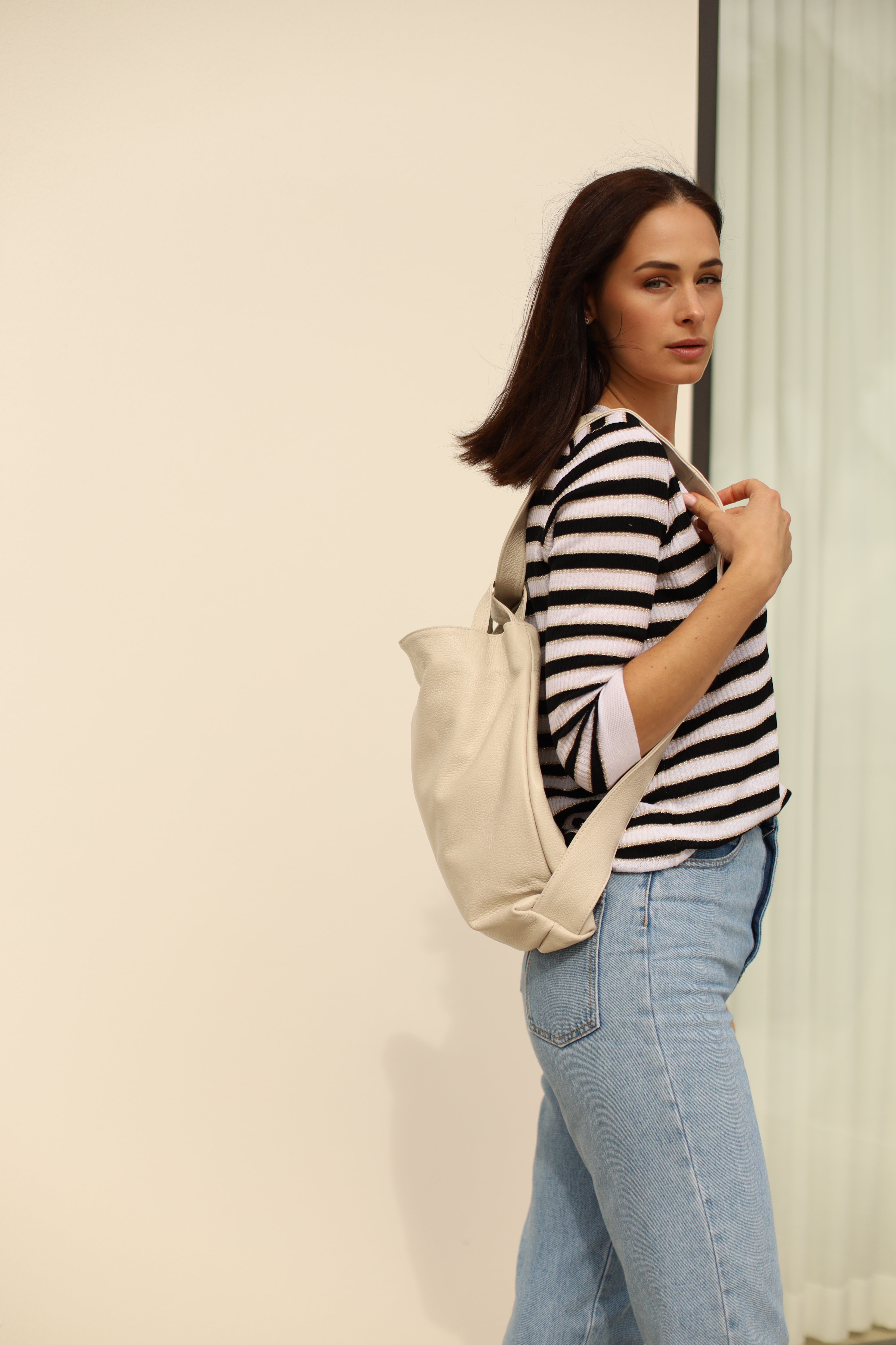 Bianca Backpack - Cream
