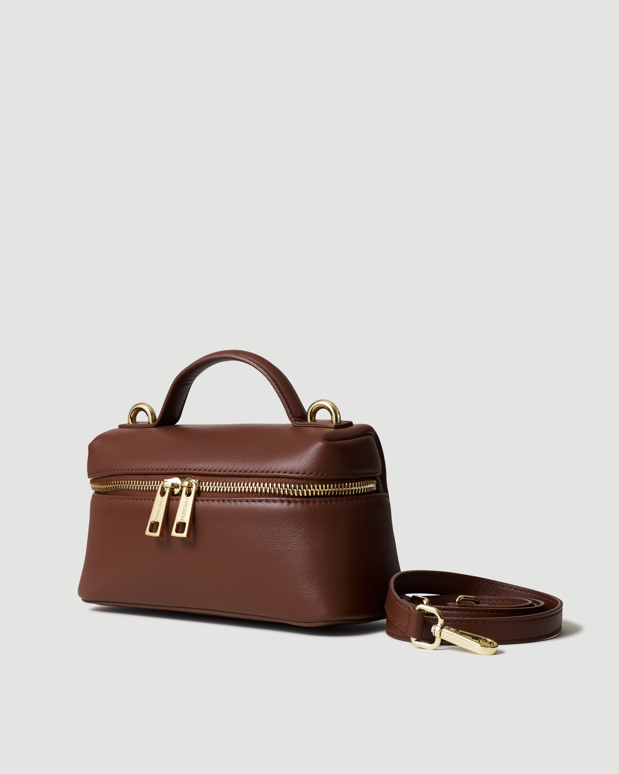 Baguette Lambskin Small - Chestnut